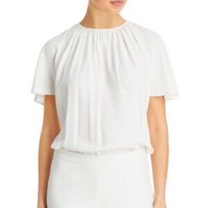 Boss Hugo Boss Inuta Blouse Top in Cream 12 NWT (Note)